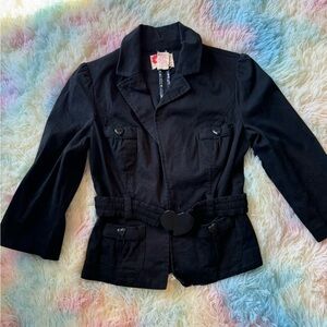 Vintage Forever21 Black Heart Blazer